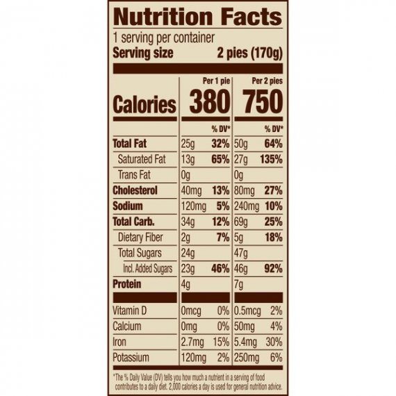 Marie Callender's Frozen Mini Pie Dessert, 2 Mini Chocolate Satin Pies, 6 Ounce, 10 image