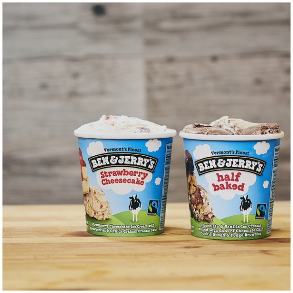 Ben & Jerry's Strawberry Cheesecake Ice Cream, 16 oz, 4 image