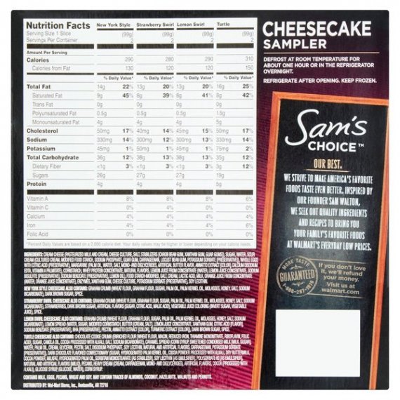 Sam's Choice Cheesecake Sampler, 28 oz, 8 Count, 3 image