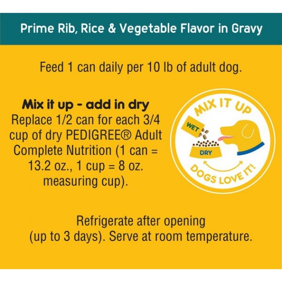 Pedigree Homestyle Meals Adult Canned Wet Dog Food Variety Pack, (12) 13.2 oz. Cans, 5 image