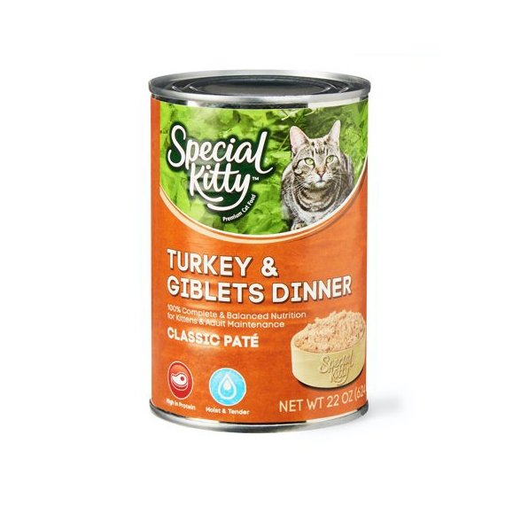 Special Kitty Turkey and Giblets Dinner Classic Pate, 22 oz