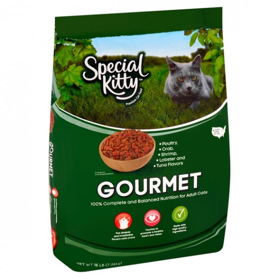 Special Kitty Gourmet Formula Dry Cat Food, 16 lb, 8 image
