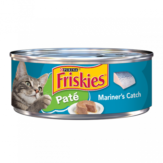 Friskies Pate Wet Cat Food, Mariner's Catch - 5.5 oz. Can