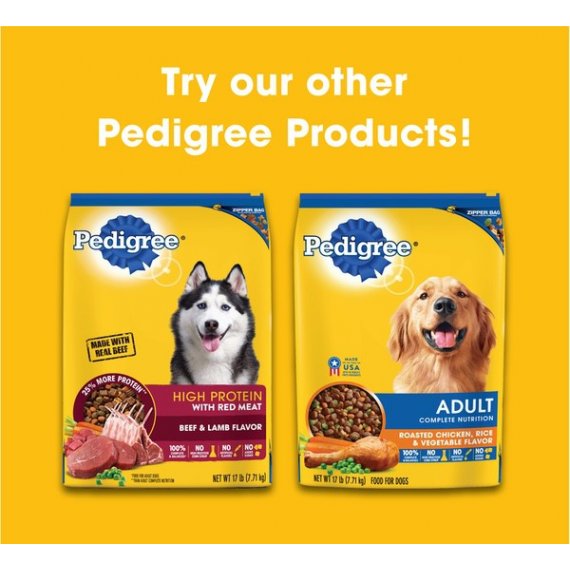PEDIGREE Complete Nutrition Adult Dry Dog Food Grilled Steak & Vegetable Flavor, 20.4 lb. Bag, 4 image