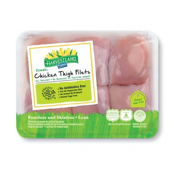 Perdue Harvestland NAE Fresh Boneless Skinless Chicken Thighs (1.3-1.9 lbs.)