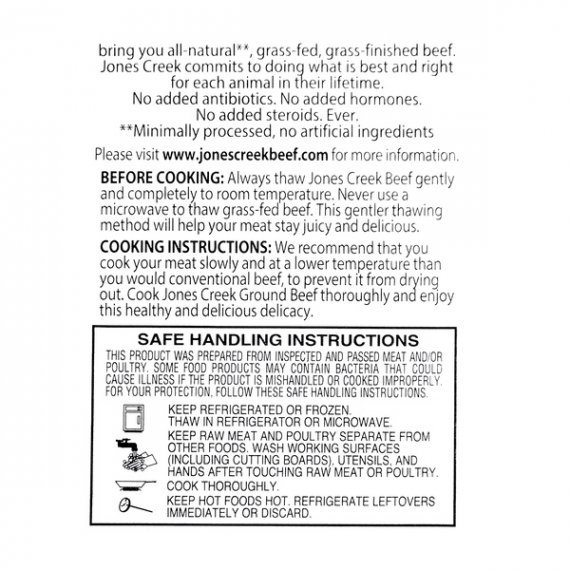 Marketside Butcher Grass-Fed 90% Lean/10% Fat Ground Beef, 1 lb, 5 image