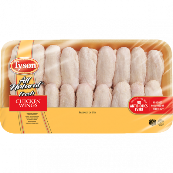 Tyson® All Natural Fresh Chicken Wings, 3.5-4.5 lb.