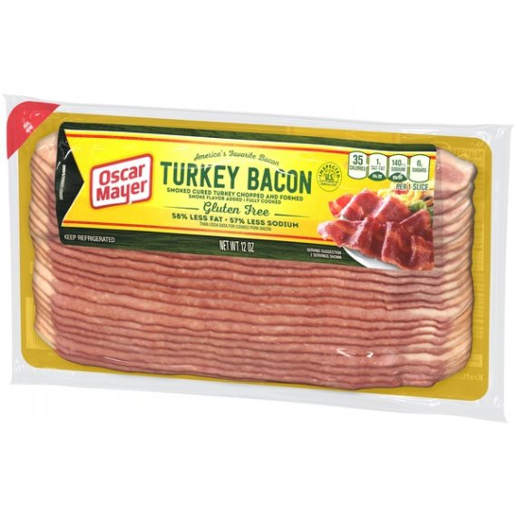 Oscar Mayer Turkey Bacon , 12 oz Vacuum Pack, 4 image