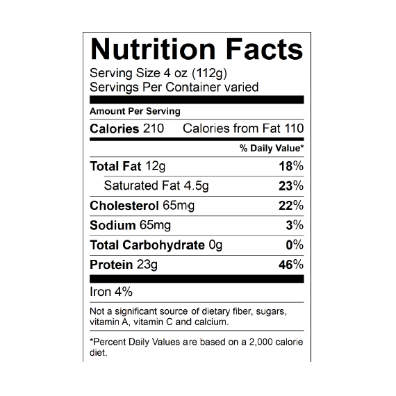 Pork Center Cut Loin Chops Bone-In Family Pack, 3.0 - 3.5 lb, 5 image