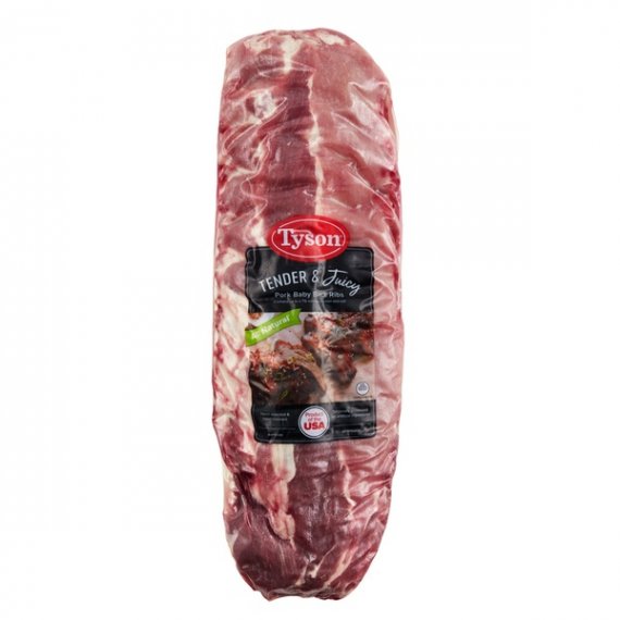 Tyson® All Natural* Pork Baby Back Ribs Bone-In, 2.69 - 4.0 lb