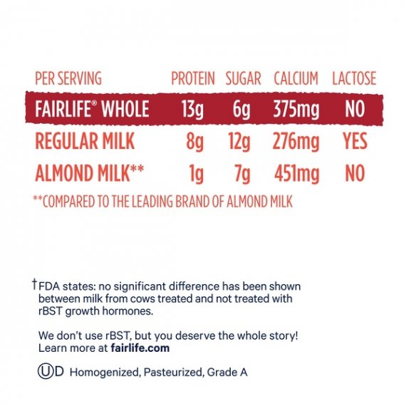 Fairlife Milk 52 fl oz - Lactose Free Whole Milk, 9 image