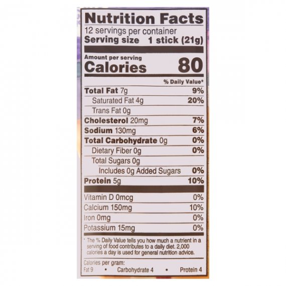 Great Value Sticks Colby & Monterey Jack Cheese, 0.75 oz, 12 count, 4 image