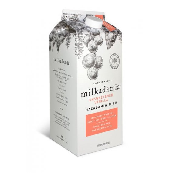 Milkadamia Unsweetened Vanilla Macadamia Milk, Half Gallon, 2 image