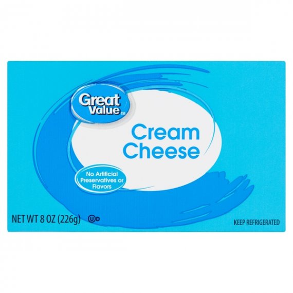Great Value Cream Cheese, 8 oz, 8 image