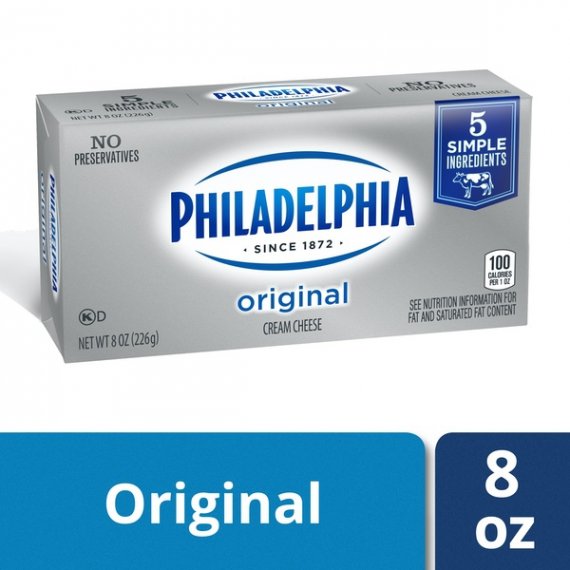 Philadelphia Original Cream Cheese, 8 oz Box