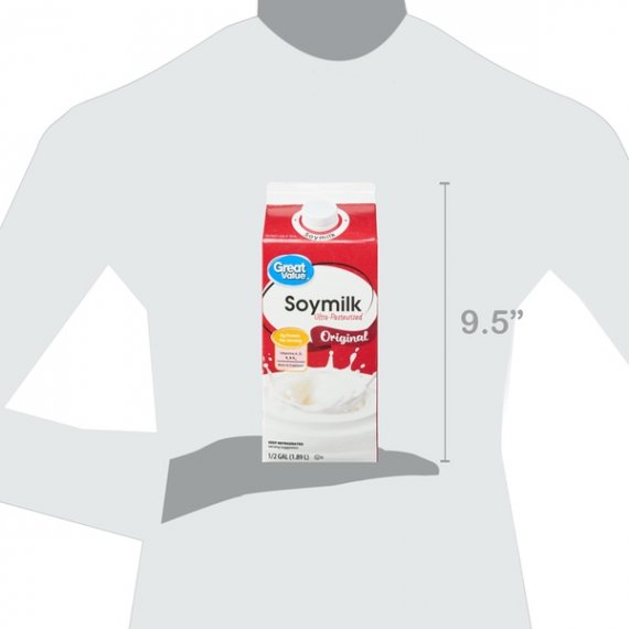 Great Value Original Soymilk, 0.5 gal, 7 image