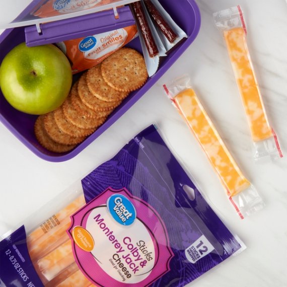 Great Value Sticks Colby & Monterey Jack Cheese, 0.75 oz, 12 count, 2 image