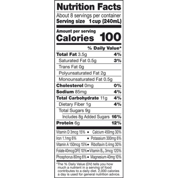 Silk Vanilla Soymilk 0.5 gal., 4 image