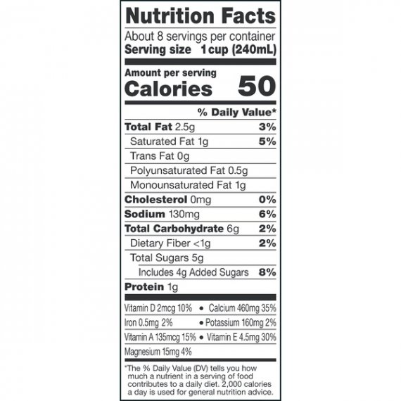 Silk Original AlmondCoconut Blend, 0.5 gal, 6 image