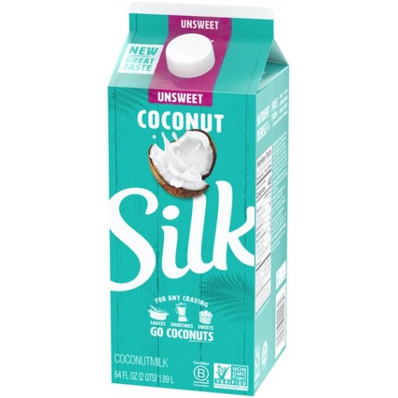 Silk Unsweetened Coconut Milk, Half Gallon, 3 image