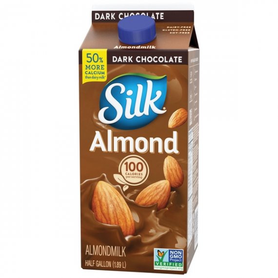 Silk Dark Chocolate Almondmilk, 0.5 gal, 3 image