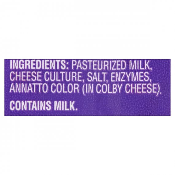 Great Value Colby & Monterey Jack Cheese, 8 oz, 5 image