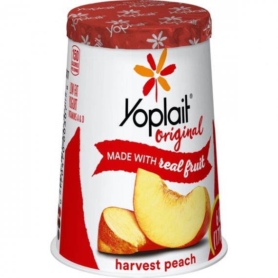 Yoplait Original Yogurt Harvest Peach, Gluten Free, 6 oz, 2 image