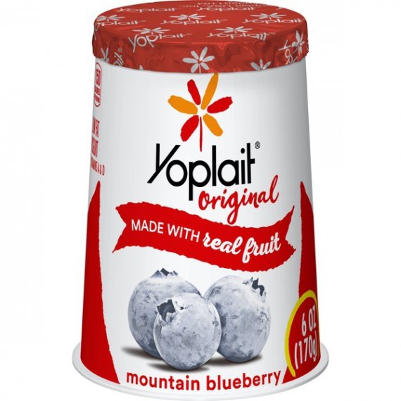 Yoplait Mountain Blueberry Low-Fat Yogurt, 6 Oz.