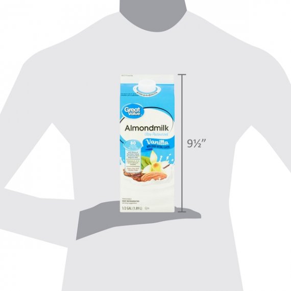 Great Value Vanilla Almondmilk, 1/2 gal, 7 image