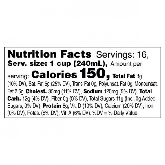 Great Value Whole Milk, 1 Gallon, 128 Fl. Oz., 5 image