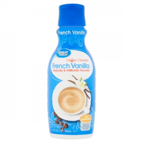 Great Value French Vanilla Coffee Creamer, 32 fl oz, 8 image