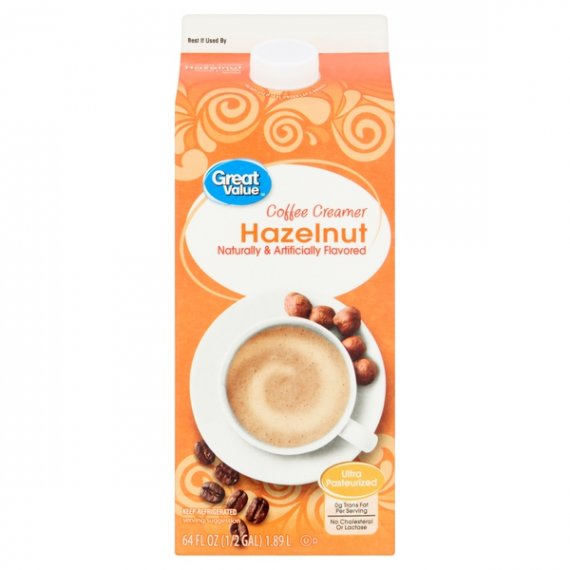 Great Value Hazelnut Coffee Creamer, 64 fl oz, 3 image