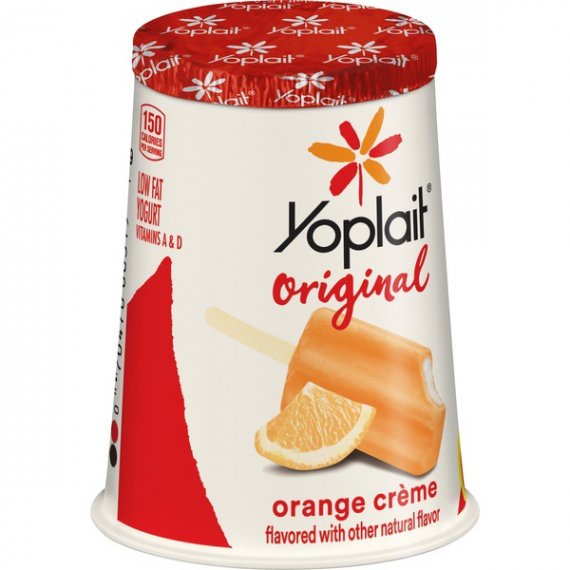 Yoplait Original Orange Creme Low-Fat Yogurt, 6 Oz., 2 image