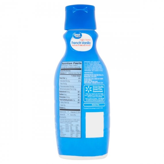 Great Value French Vanilla Coffee Creamer, 32 fl oz, 9 image
