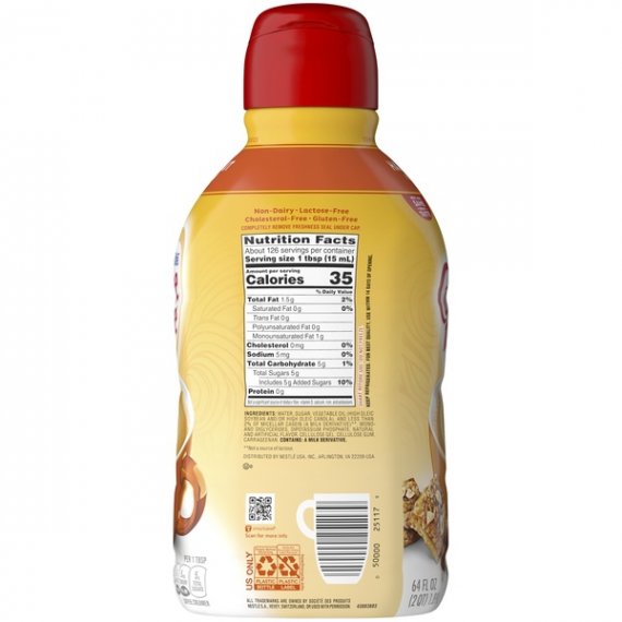 COFFEE MATE Hazelnut Liquid Coffee Creamer 64 fl. oz. Bottle, 4 image