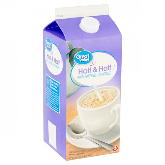 Great Value Half & Half, 64 fl oz