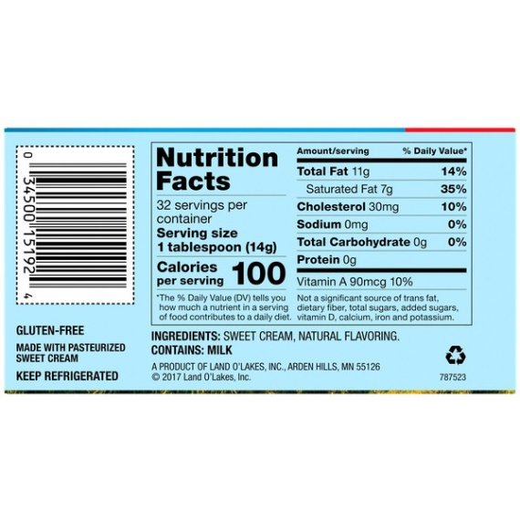 Land O Lakes Half Stick Unsalted Butter, 1 lb., 6 image