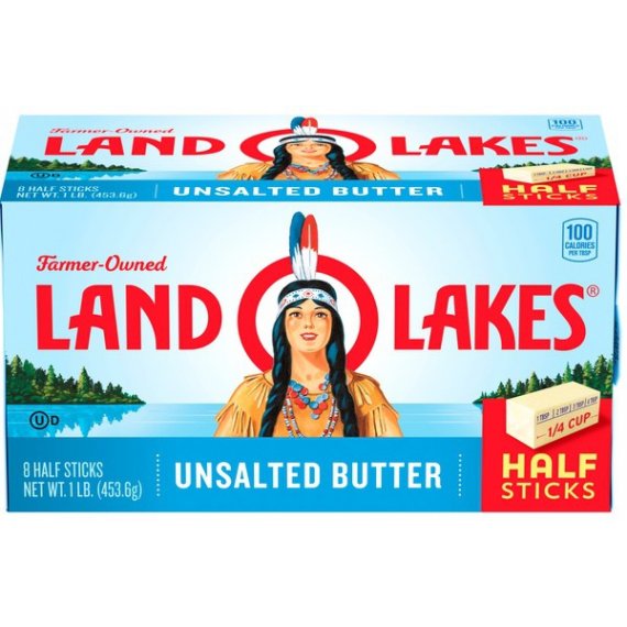 Land O Lakes Half Stick Unsalted Butter, 1 lb.