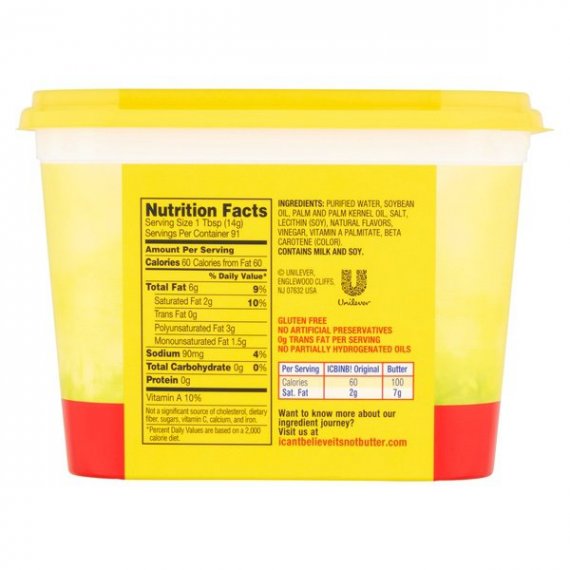 I Can't Believe It's Not Butter! Original Spread, 45 oz, 4 image