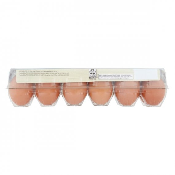 Marketside Large Cage Free Brown Eggs, 12 count, 24 oz, 9 image