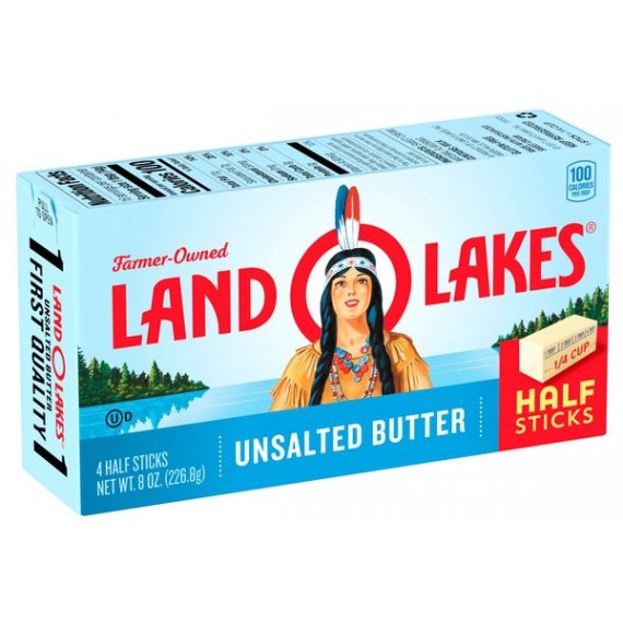 Land O Lakes Half Stick Unsalted Butter, 8 oz., 2 image