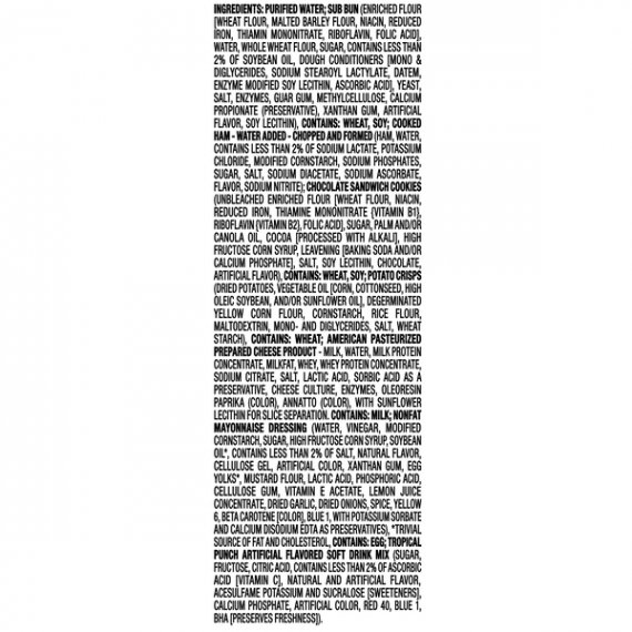 Lunchables Uploaded Ham & American Sub Sandwich, 15 oz Box, 8 image