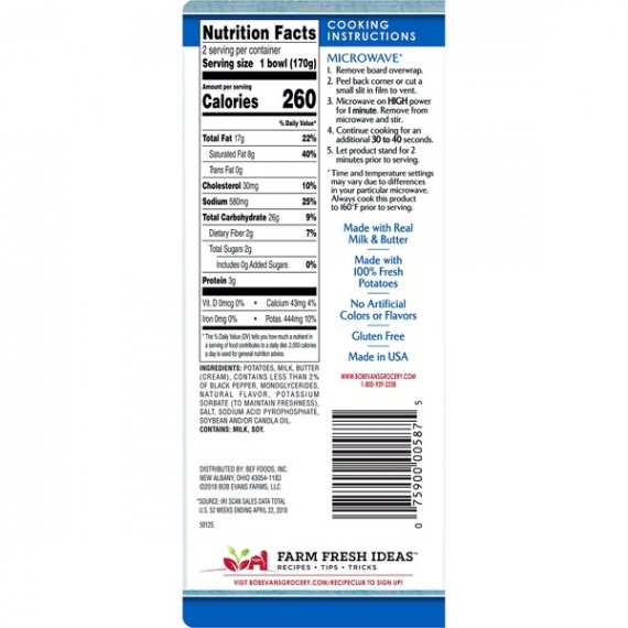 Bob Evans Farms Bob Evans Mashed Potatoes, 2 ea, 2 image