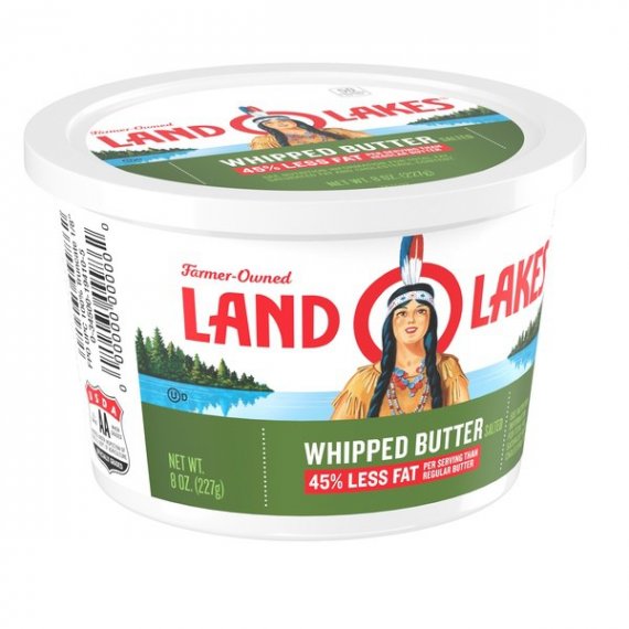 Land O Lakes Salted Whipped Butter, 8 oz., 4 image