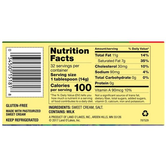 Land O Lakes Half Stick Salted Butter, 1 lb., 6 image