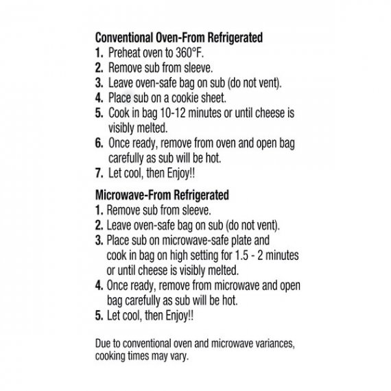 Marketside Meatball Marinara Sub, 8 oz, 5 image