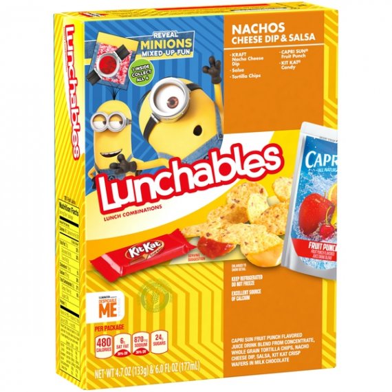 Lunchables Lunch Combinations Nacho Cheese Dip & Salsa, 10.7 oz Box, 5 image