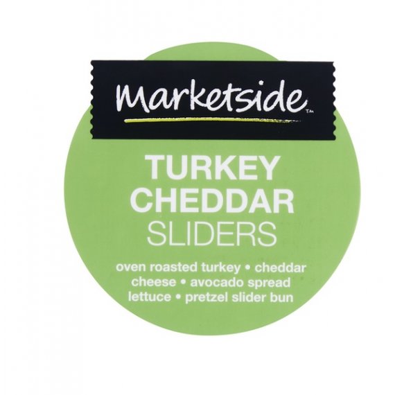 Marketside Turkey Cheddar Sliders, 2 Count, 3 image