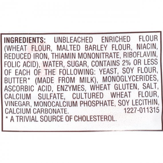 Nature's Own® Butterbread Bread 20 oz. Bag, 9 image