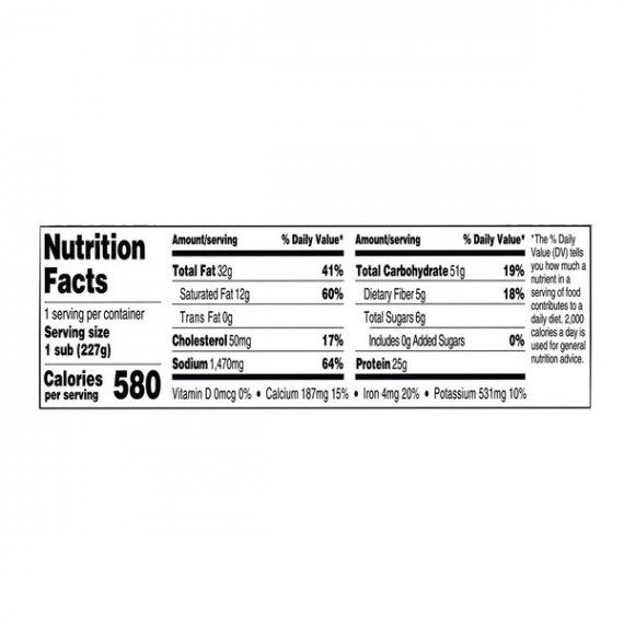 Marketside Meatball Marinara Sub, 8 oz, 4 image